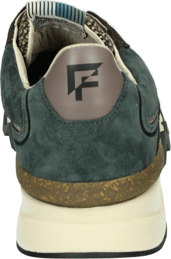 FLORIS VAN BOMMEL Lage Sneakers Heren Sfm-10198 De Zager Textiel Bruin - Foto 4