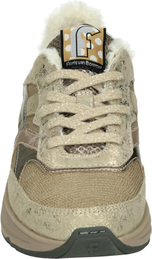 Floris van Bommel HOLLI 01.06 Lage sneakers Dames sneakers Wit beige - Foto 9