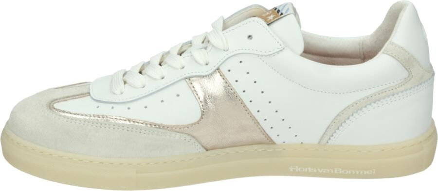 FLORIS VAN BOMMEL Lage Sneakers Dames Sfw-10096 Minni Leer Wit - Foto 11