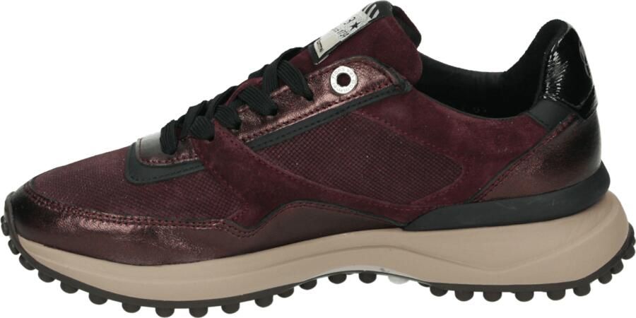 FLORIS VAN BOMMEL Lage Sneakers Dames Sfw-10170 Noppi Textiel Rood - Foto 12