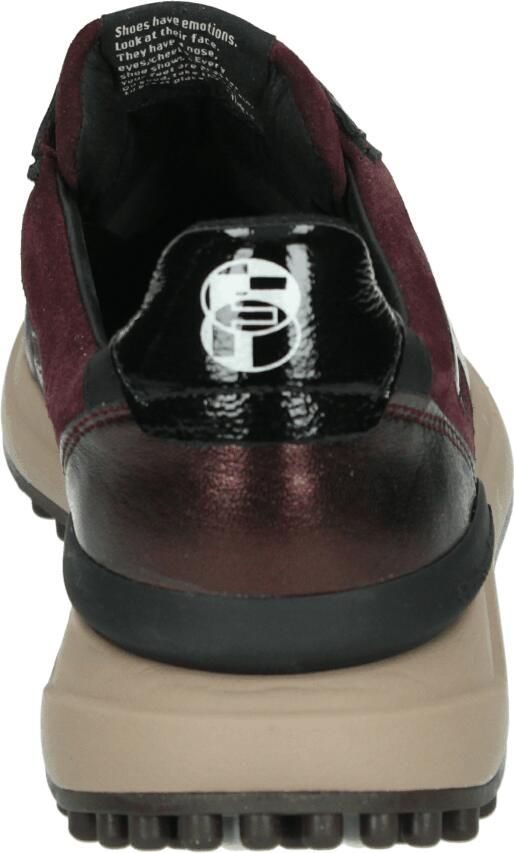 FLORIS VAN BOMMEL Lage Sneakers Dames Sfw-10170 Noppi Textiel Rood - Foto 11