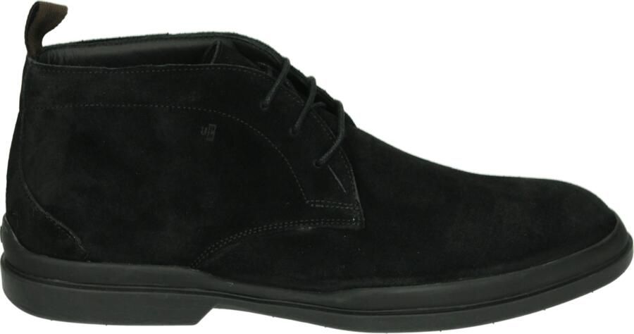 Van Bommel MAGMA 02.01 Vrije tijd half-hoog Heren veterschoen Heren sneakers Zwart