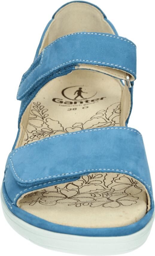 Ganter 200142~~~~~~~~~~~~~~~~~~~~~~~~ Dames slippers Blauw - Foto 2