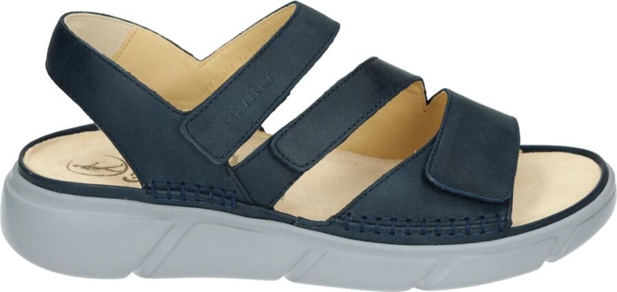 Ganter 200471~HALINA~~~~~~~~~~~~~~~~~ Platte sandalen Dames Sandalen Blauw