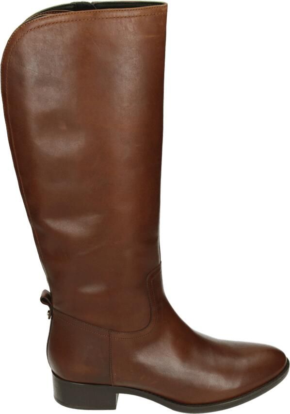 GEOX D04G1A~~~~~~~~~~~~~~~~~~~~~~~~ Lange laarzen Dames laarzen Cognac