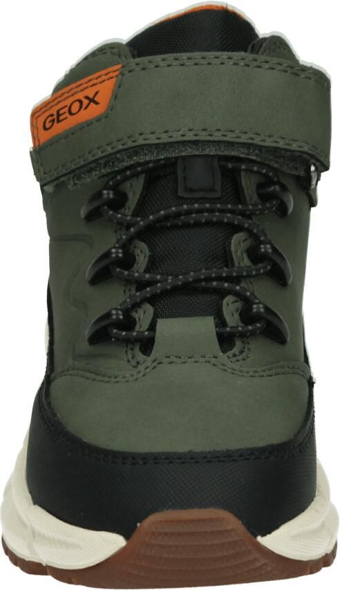 Geox Flexyper Plus sneakers groen Jongens Imitatieleer Meerkleurig 28 - Foto 3