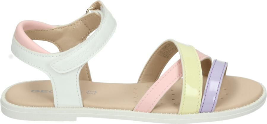 GEOX J5235D~~~~~~~~~~~~~~~~~~~~~~~~ SandalenKindersandalen Wit beige