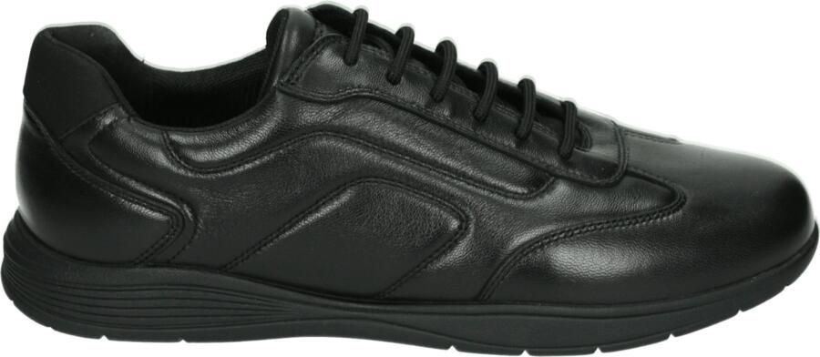 GEOX U45BXD~~~~~~~~~~~~~~~~~~~~~~~~ Vrije tijdsschoenen Heren veterschoen Heren sneakersCasual Zwart