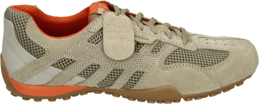Geox Veterschoenen U SNAKE ORIGINAL veterschoen vrijetijdsschoen trekking sneaker met leren binnenzool