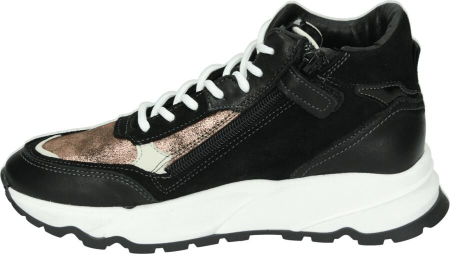 Giga Shoes G4167~~~~~~~~~~~~~~~~~~~~~~~~~ sHalf-hoogKindersneakers Zwart - Foto 4