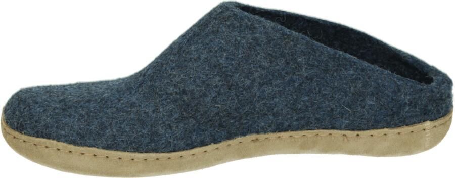 Glerups B-10-00~~~~~~~~~~~~~~~~~~~~~~~ Heren pantoffels Blauw - Foto 5