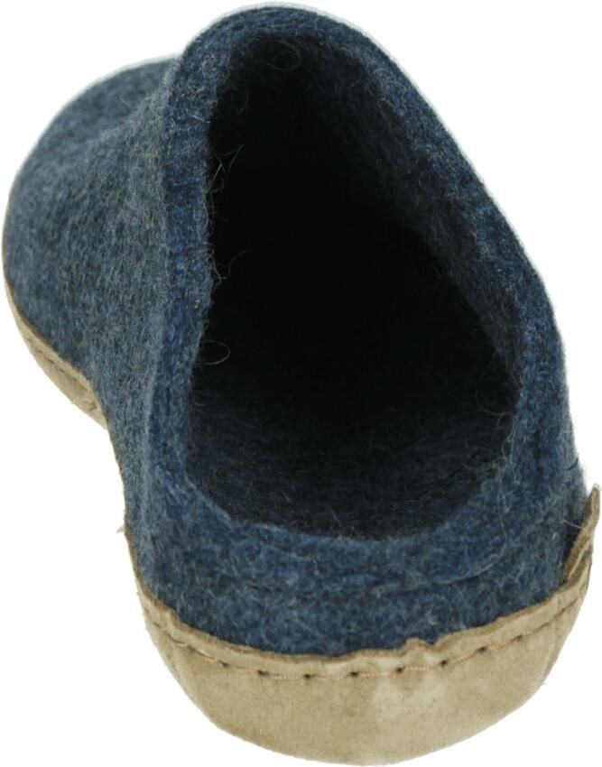 Glerups B-10-00~~~~~~~~~~~~~~~~~~~~~~~ Heren pantoffels Blauw - Foto 4