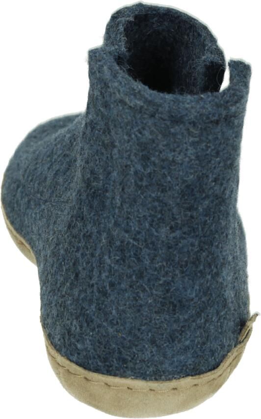 Glerups Gezellige Wollen Pantoffels Blue - Foto 5