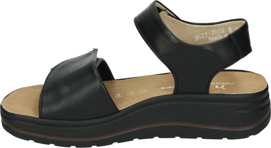 Hartjes 132.2002 10 01.00 H Zwarte Leren Dames Sandalen 100% Chroomvrij Zwart - Foto 8