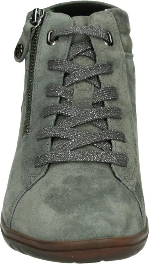 Hartjes 172.0835 30 Hoge sneakers Veterboots Dames veterschoenen Dames sneakersHalf-hoge schoenen Grijs - Foto 2