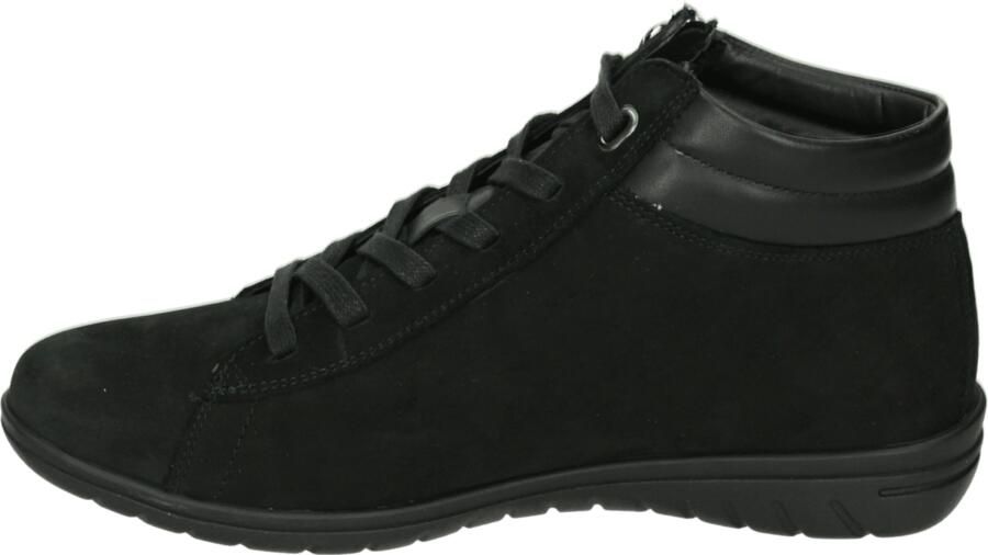 Hartjes 172.0836 99 Hoge sneakers Veterboots Dames veterschoenen Dames sneakersHalf-hoge schoenen Zwart - Foto 4