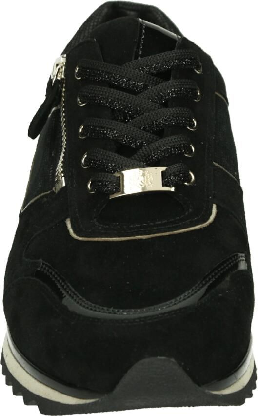 HASSIA Lage Sneakers Dames Porto Suède Zwart - Foto 3