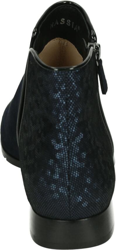 Hassi-A Hassia Madeira Enkellaarsjes Enkelboots met rits Dames Blauw - Foto 4