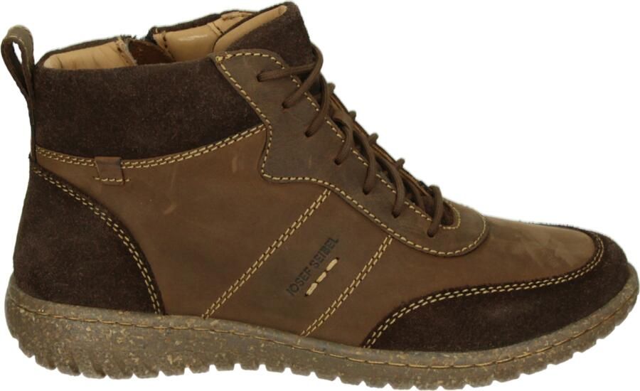 Josef Seibel ANGELINA 05 Hoge sneakers Veterboots Dames veterschoenen Dames sneakersHalf-hoge schoenen Bruin