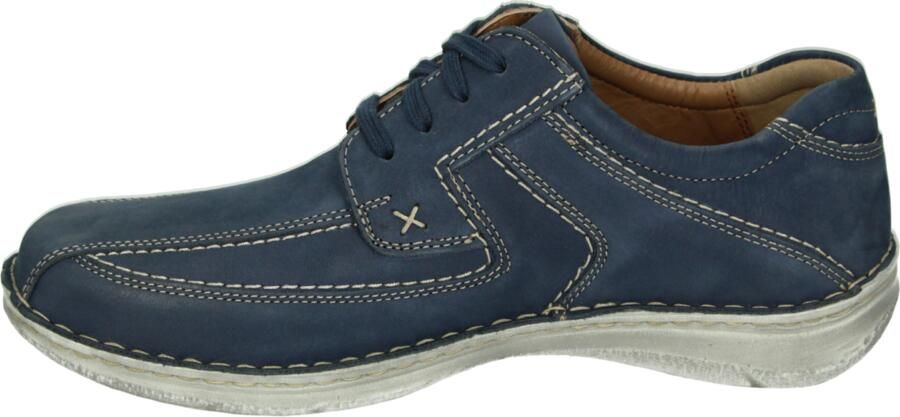 Josef Seibel ANVERS~08~~~~~~~~~~~~~~~~~~~~~ Vrije tijdsschoenen Heren veterschoen Heren sneakersCasual Blauw - Foto 5