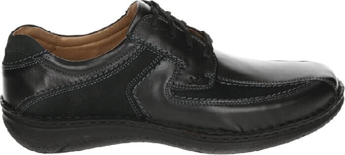 Josef Seibel ANVERS~08~~~~~~~~~~~~~~~~~~~~~ Vrije tijdsschoenen Heren veterschoen Heren sneakersCasual Zwart - Foto 1