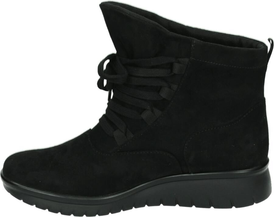 Josef Seibel Dames sneeuwlaars hoge veterschoen Calais 08 Artikel 55351 MA236 100 Zwart