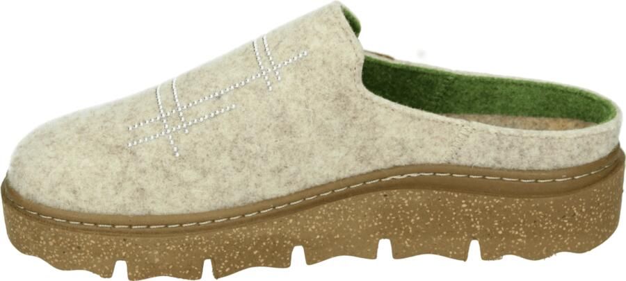 Josef Seibel -Dames off-white-crÈme-ivoorkleur pantoffels - Foto 3
