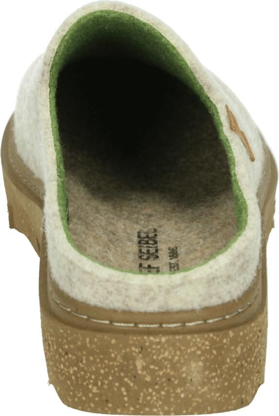 Josef Seibel -Dames off-white-crÈme-ivoorkleur pantoffels - Foto 5