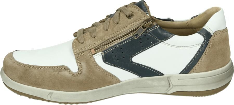 Josef Seibel ENRICO 20 Vrije tijdsschoenen Heren veterschoen Heren sneakersPopulaire herenschoenen JosefCasual Wit beige - Foto 9