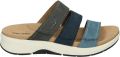 Josef Seibel Dames Slipper Estelle 11 97311-380-599 Blauw Combi - Blauw