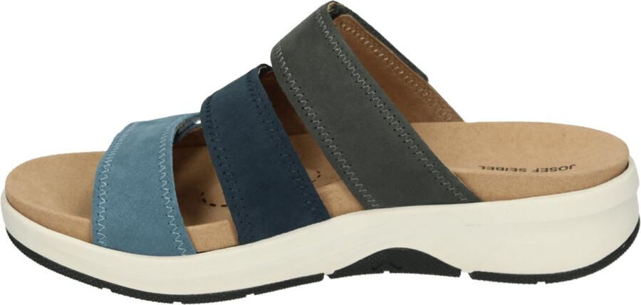 Josef Seibel Dames Slipper Estelle 11 97311-380-599 Blauw Combi - Foto 4