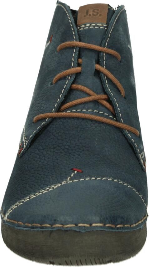 Josef Seibel FERGEY~18~~~~~~~~~~~~~~~~~~~~~ Hoge sneakers Veterlaarzen Dames veterschoenen Dames sneakersHalf-hoge schoenen Blauw - Foto 2
