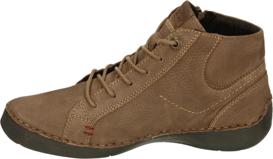Josef Seibel FERGEY~67~~~~~~~~~~~~~~~~~~~~~ Hoge sneakers Veterlaarzen Dames veterschoenen Dames sneakersHalf-hoge schoenen Bruin - Foto 4