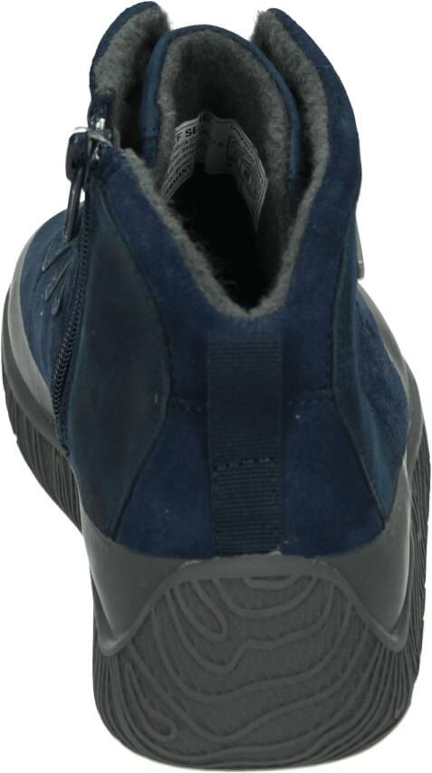Josef Seibel FRANZI 50 Hoge sneakers Veterboots Dames veterschoenen Dames sneakersHalf-hoge schoenen Blauw - Foto 4