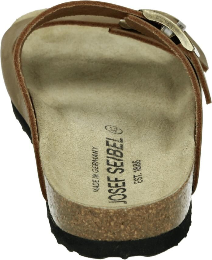 JOSEF SEIBEL Muiltjes 'Pantolette Herren 14301356 300 Echtleder in braun' bruin - Foto 3