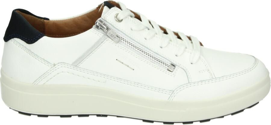 Josef Seibel MADDOX~07~~~~~~~~~~~~~~~~~~~~~ Lage sneakersVrije tijdsschoenen Heren sneakers Wit beige