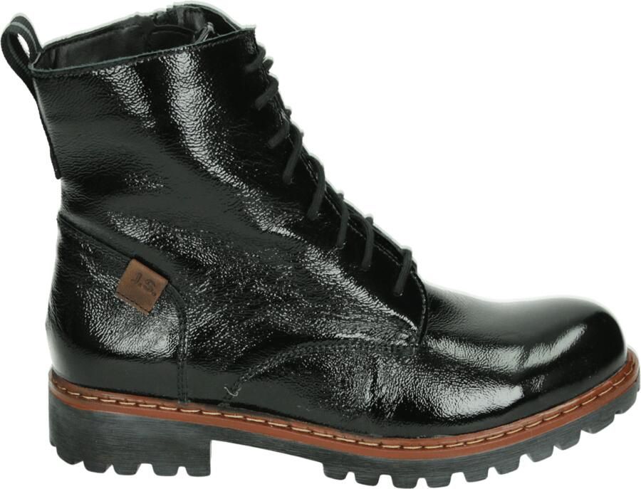 Josef Seibel MARTA~02~~~~~~~~~~~~~~~~~~~~~~ Hoge sneakers Veterlaarzen Dames veterschoenen Dames sneakersHalf-hoge schoenen Zwart