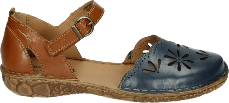 Josef Seibel ROSALIE~04~~~~~~~~~~~~~~~~~~~~ Platte sandalen Dames Sandalen Blauw