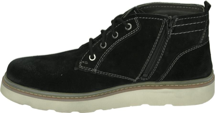 Josef Seibel TRENT 05 Vrije tijd half-hoog Heren veterschoen Heren sneakers Zwart - Foto 2