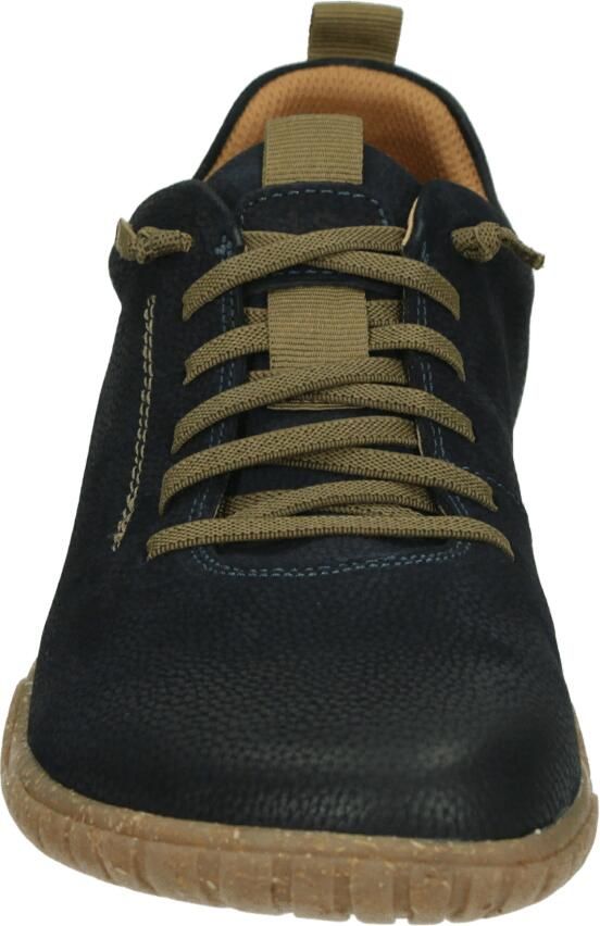 Josef Seibel Lage schoen Wallace 04 Vrije tijdsschoenen Heren veterschoen Heren sneakersCasualBarefoot Blauw - Foto 2