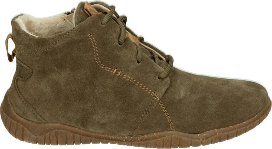 Josef Seibel WYNONA 05 Hoge sneakers Veterboots Dames veterschoenen Dames sneakersHalf-hoge schoenenPopulaire damesschoenen JosefBarefoot Taupe - Foto 2