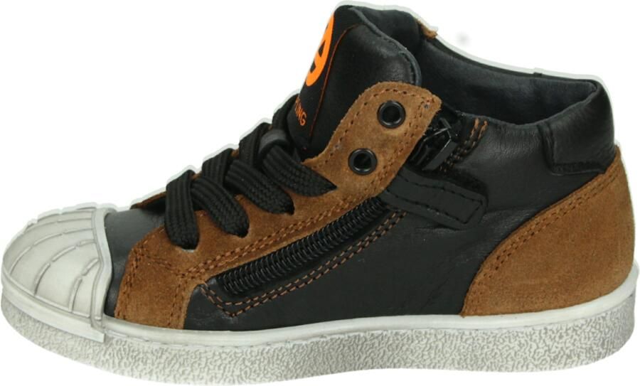 Kipling FABIAN~1A~~~~~~~~~~~~~~~~~~~~~ sHalf-hoogKindersneakers Zwart - Foto 4