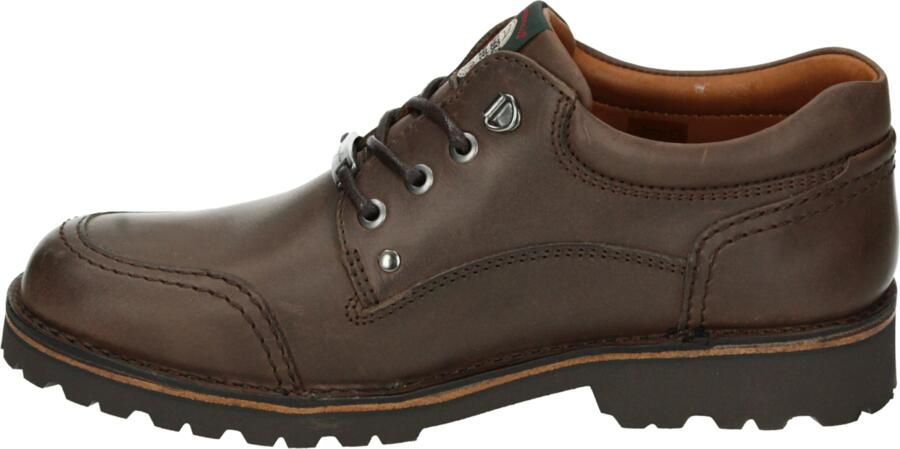 Livingstone by Piedro Livingstone IJmuiden 48961-1502 Veterschoen Bruin Waxed Nubuck Wijdtemaat I 9 Schoenmaat - Foto 4
