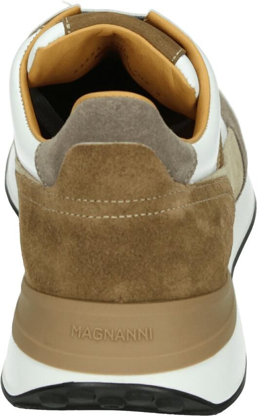 Magnanni 24454~BRAVO~~~~~~~~~~~~~~~~~~~ Lage sneakersVrije tijdsschoenen Heren sneakers Wit beige - Foto 4