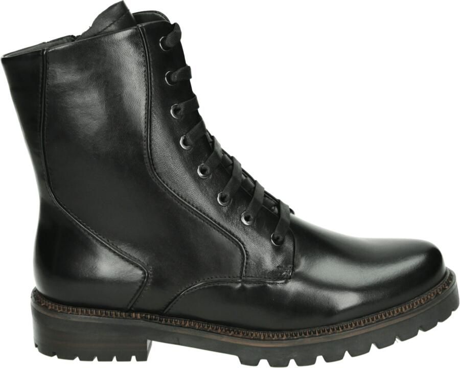 Maripe G404 Hoge sneakers Veterboots Dames veterschoenen Dames sneakersHalf-hoge schoenen Zwart