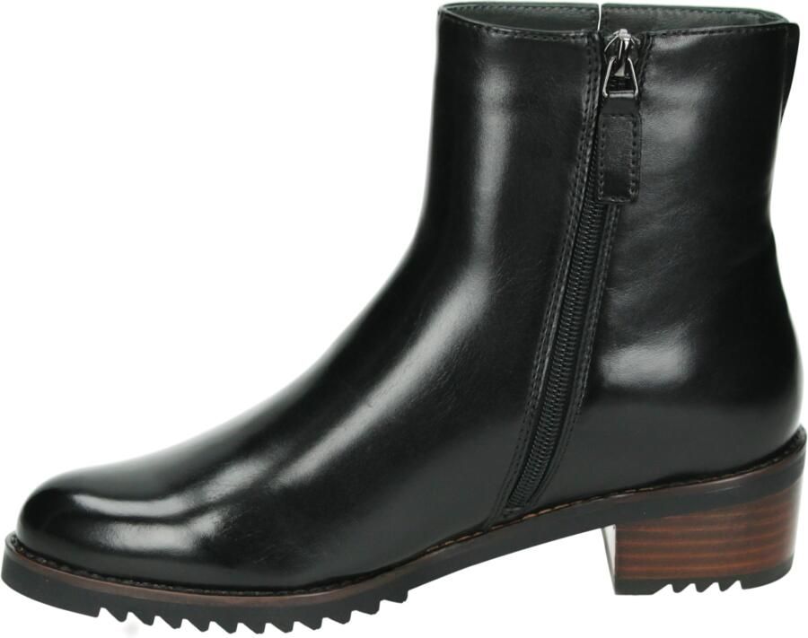 MARLOU Gg410 Enkellaarsjes Enkelboots met rits Dames Zwart
