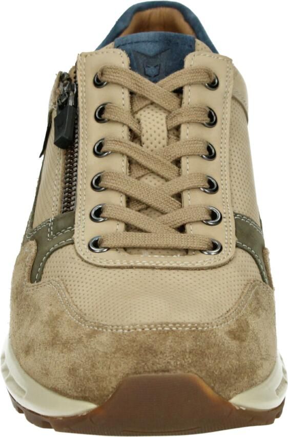 Mephisto BRADLEY VELSPORT Vrije tijdsschoenen Heren veterschoen Heren sneakersCasual Taupe - Foto 3