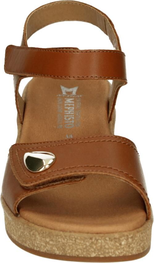 Mephisto FRANKA~SILK~~~~~~~~~~~~~~~~~~~ Sandalen met hak Dames Sandalen Cognac - Foto 3