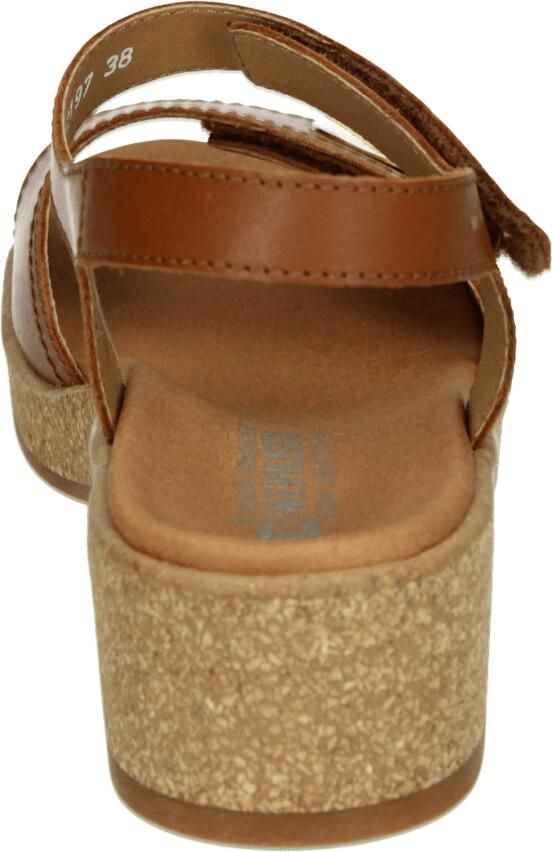Mephisto FRANKA~SILK~~~~~~~~~~~~~~~~~~~ Sandalen met hak Dames Sandalen Cognac - Foto 4