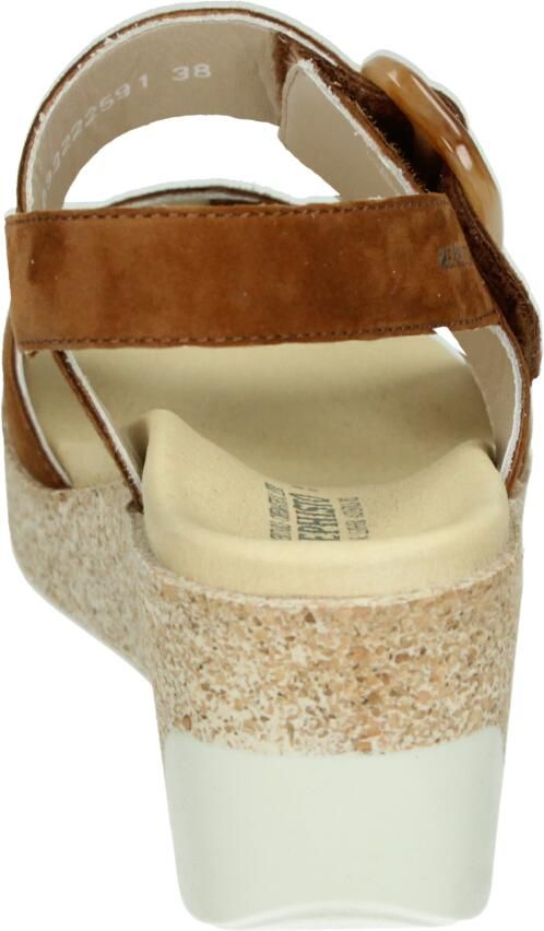 Mephisto GIULIA~VELCALF~~~~~~~~~~~~~~~~ Sandalen met hak Dames Sandalen Cognac - Foto 2